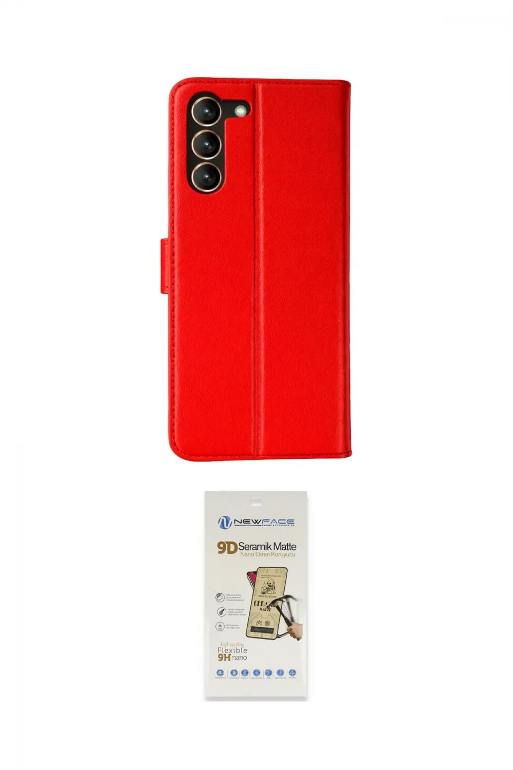 ieg™ Galaxy S23 Plus Kılıf Siluet Işık Serisi - Siyah Mat Seramik Nano Ekran Koruyucu