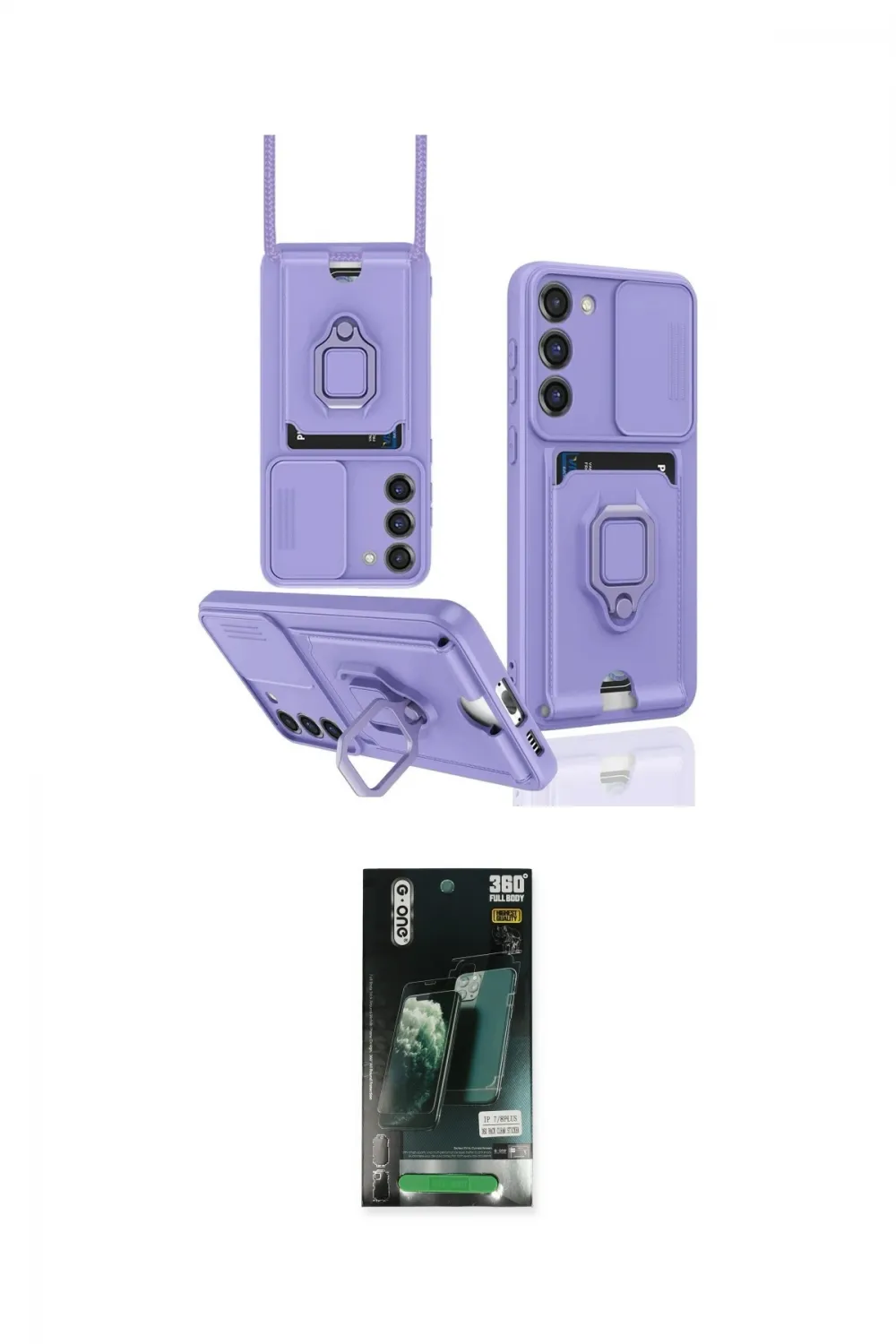 ieg™ Galaxy S23 Plus Kılıf Vadi Form Prime - Şeffaf 360 Full Body Arka Koruyucu