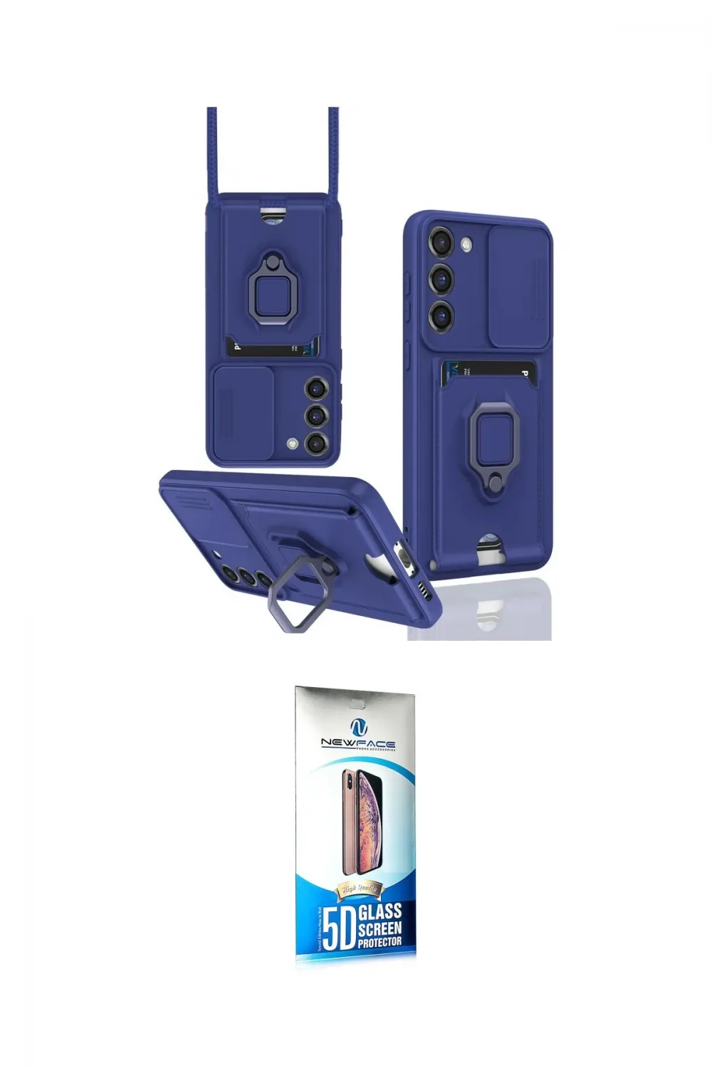 ieg™ Galaxy S23 Plus Kılıf Vadi Form Prime - Siyah 5D Eko Cam Ekran Koruyucu