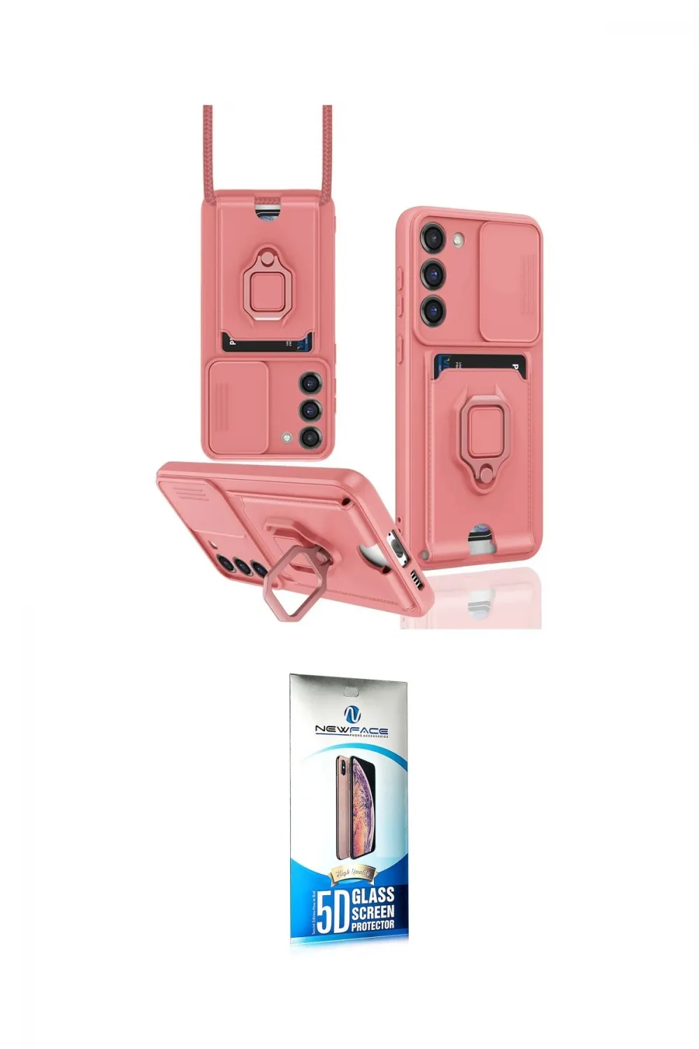 ieg™ Galaxy S23 Plus Kılıf Vadi Form Prime - Siyah 5D Eko Cam Ekran Koruyucu
