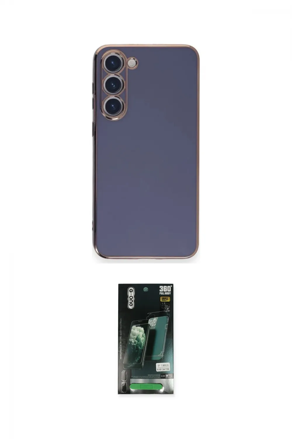 ieg™ Galaxy S23 Plus Kılıf Yankı Serisi - Şeffaf 360 Full Body Arka Koruyucu