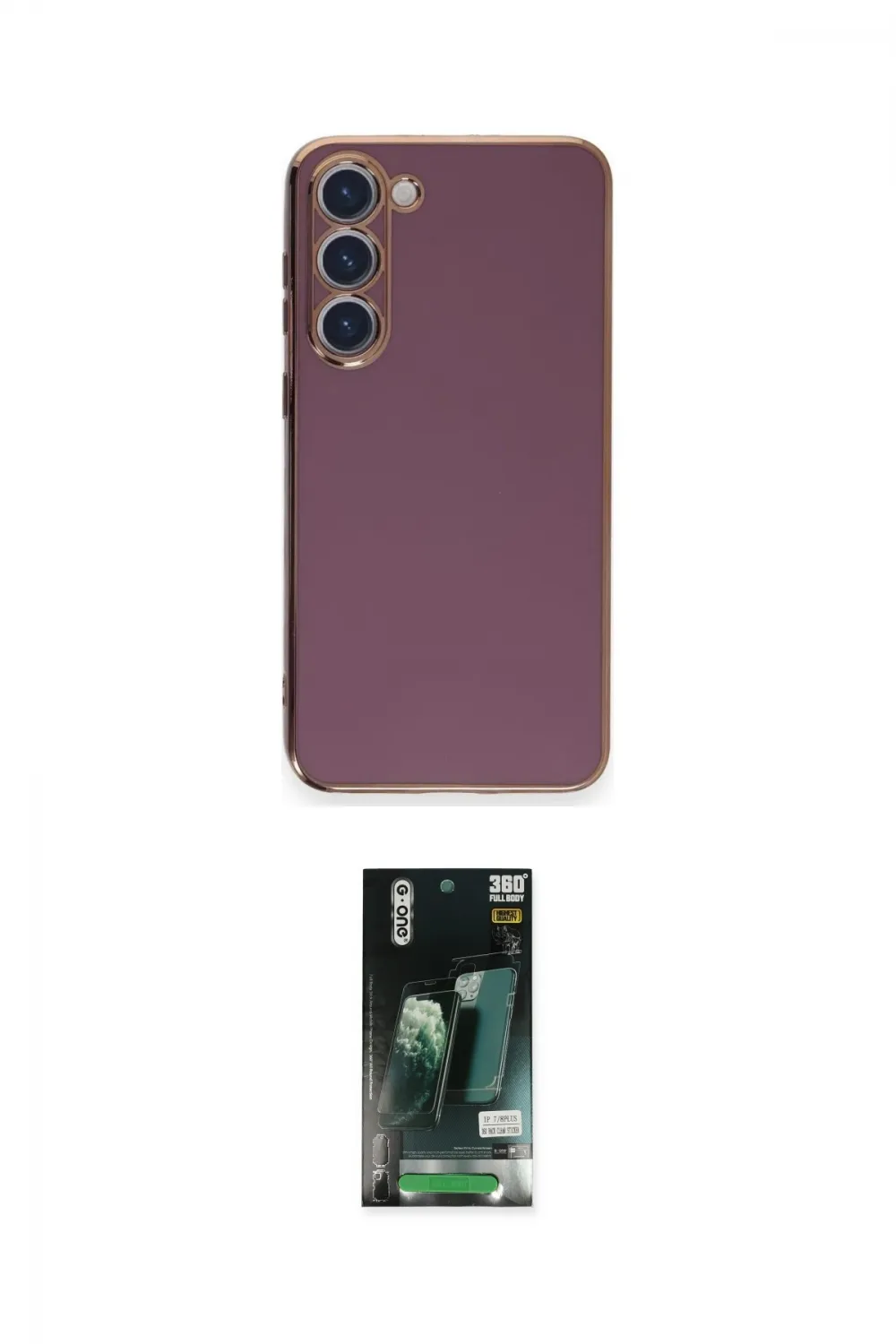 ieg™ Galaxy S23 Plus Kılıf Yankı Serisi - Şeffaf 360 Full Body Arka Koruyucu