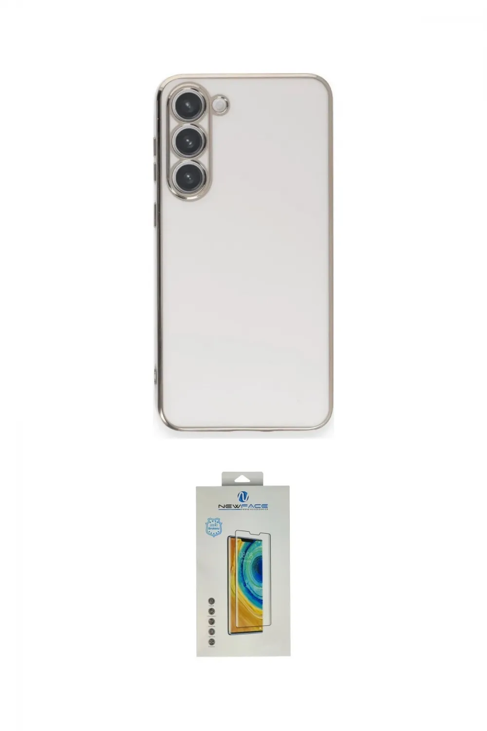 ieg™ Galaxy S23 Plus Kılıf Yankı Serisi - Şeffaf Polymer Nano Ekran Koruyucu