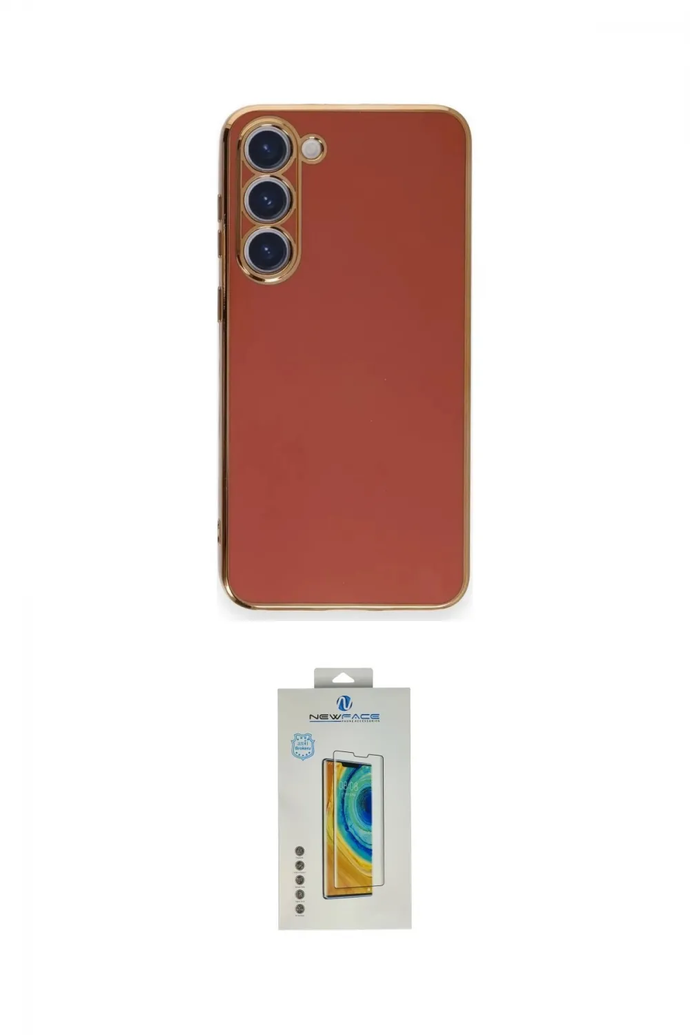 ieg™ Galaxy S23 Plus Kılıf Yankı Serisi - Şeffaf Polymer Nano Ekran Koruyucu