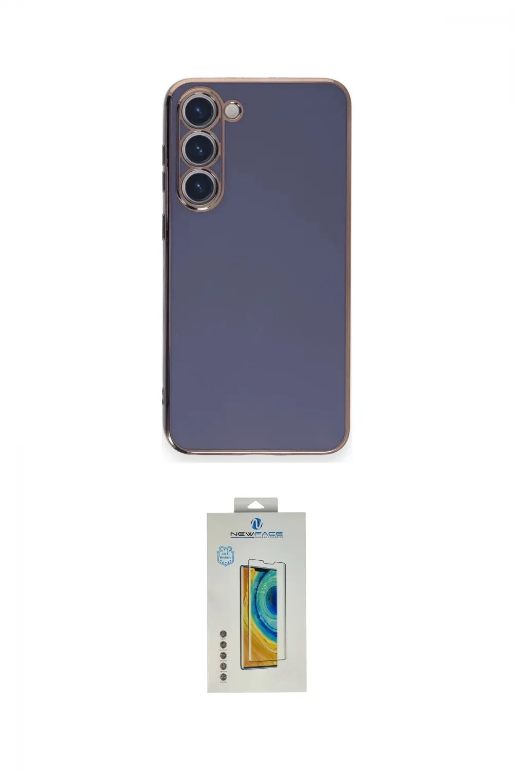 ieg™ Galaxy S23 Plus Kılıf Yankı Serisi - Şeffaf Polymer Nano Ekran Koruyucu