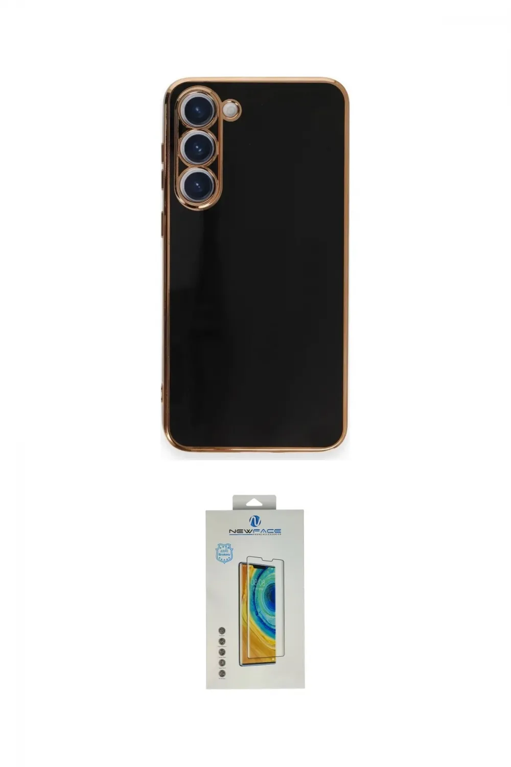 ieg™ Galaxy S23 Plus Kılıf Yankı Serisi - Şeffaf Polymer Nano Ekran Koruyucu