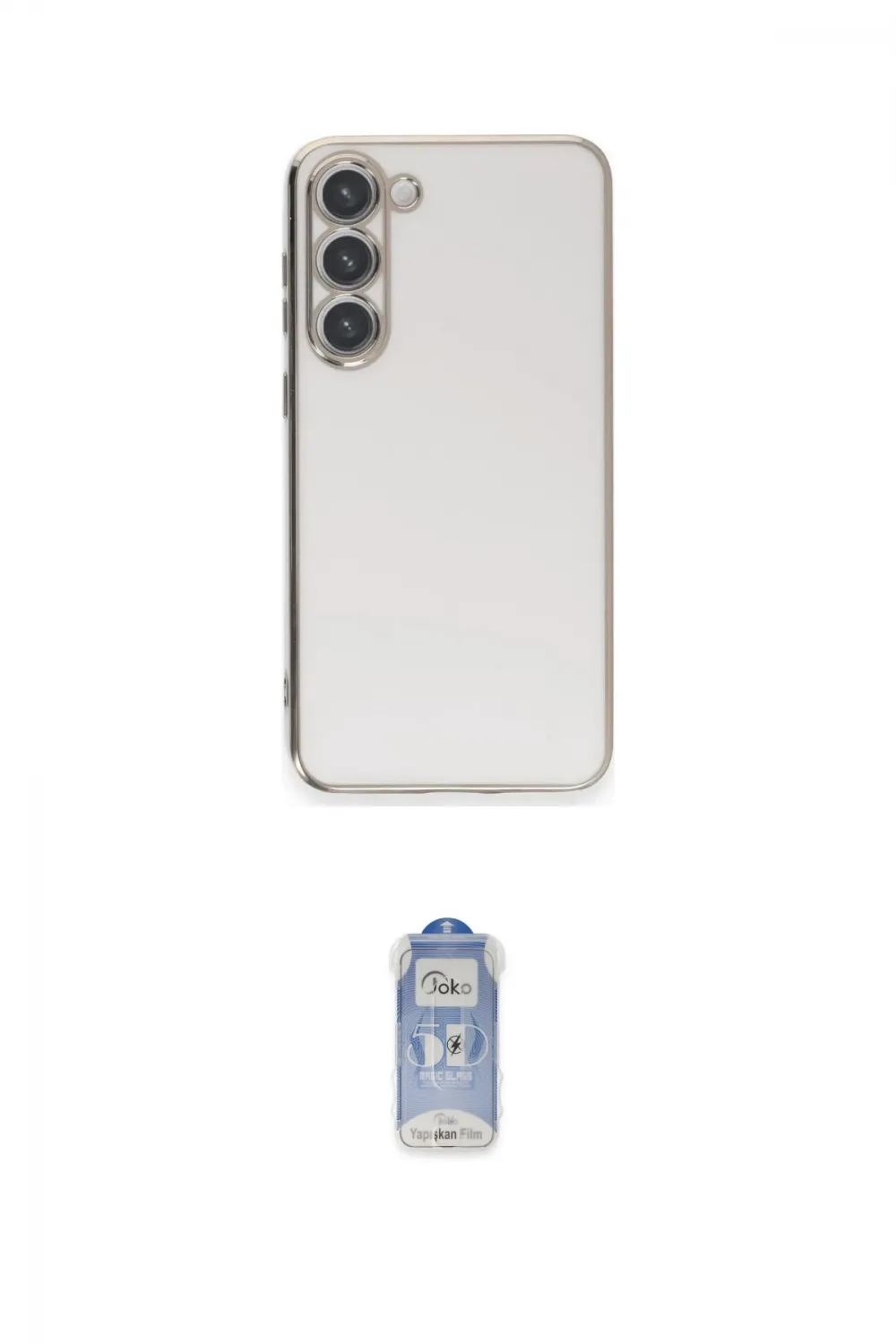 ieg™ Galaxy S23 Plus Kılıf Yankı Serisi - Siyah Joko Magic 5D Cam