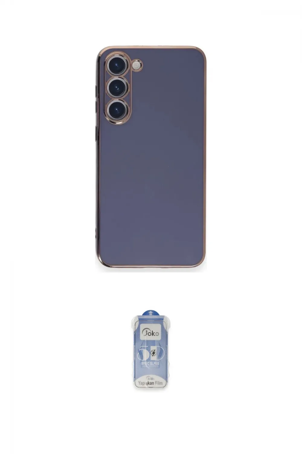 ieg™ Galaxy S23 Plus Kılıf Yankı Serisi - Siyah Joko Magic 5D Cam