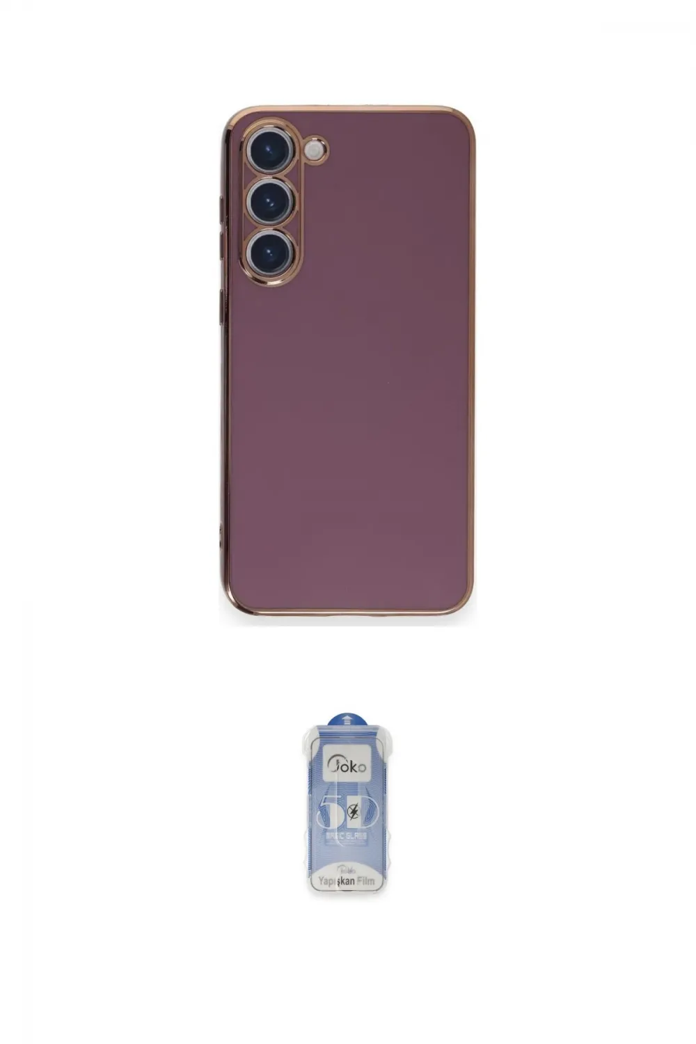 ieg™ Galaxy S23 Plus Kılıf Yankı Serisi - Siyah Joko Magic 5D Cam