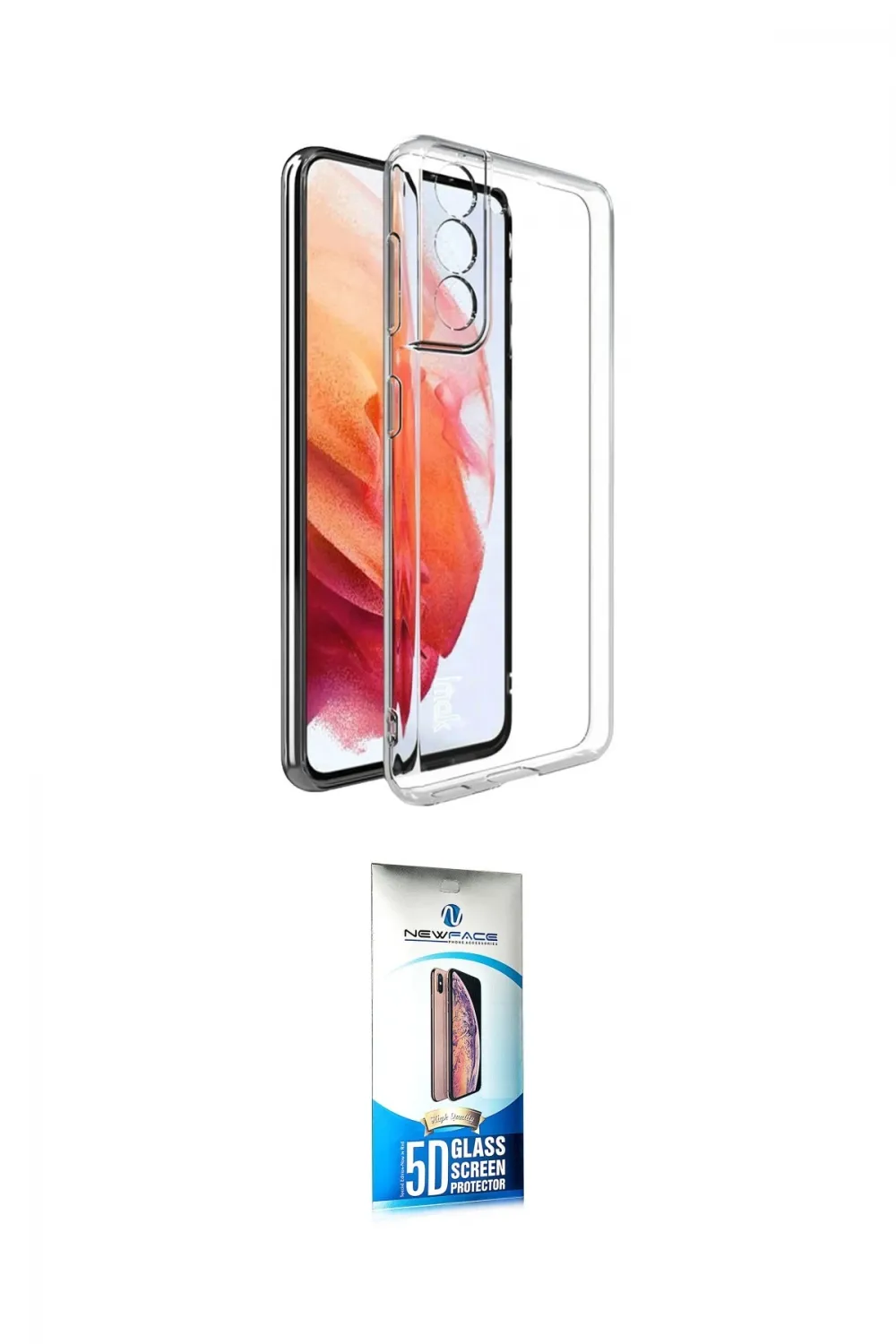 ieg™ Galaxy S23 Plus Kılıf Zirve Doku - Siyah 5D Eko Cam Ekran Koruyucu
