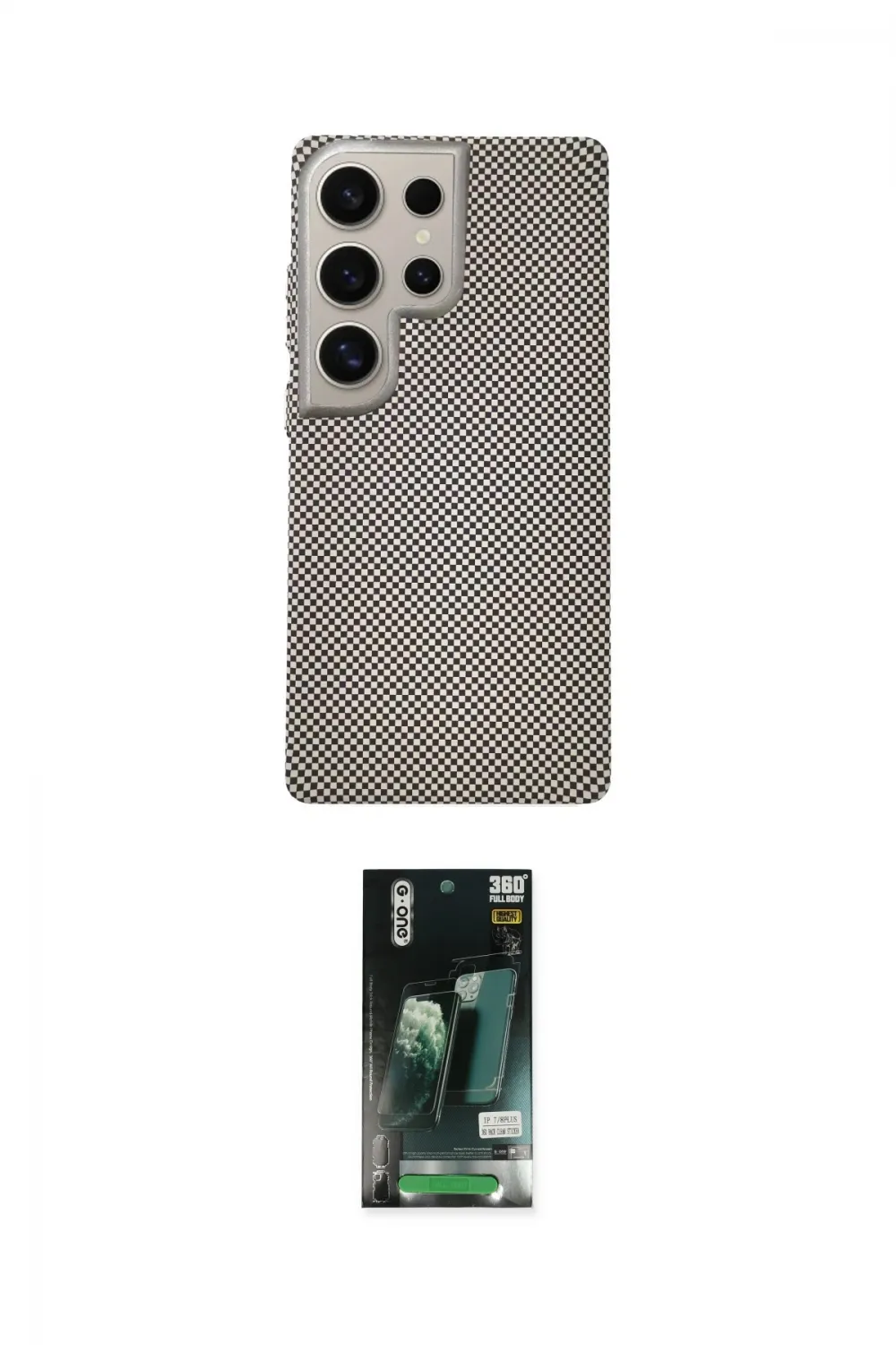 ieg™ Galaxy S23 Ultra Kılıf Eksen Prime - Şeffaf 360 Full Body Arka Koruyucu