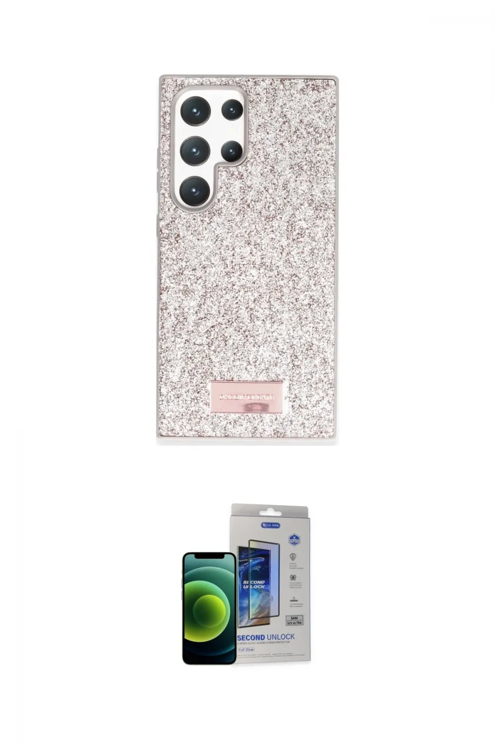 ieg™ Galaxy S23 Ultra Kılıf Vadi Klasik Serisi - Siyah Durable Full Glue Curved Cam