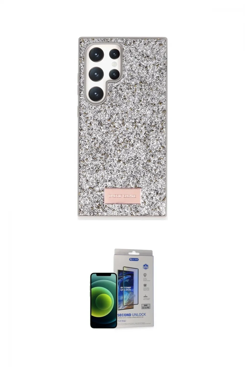 ieg™ Galaxy S23 Ultra Kılıf Vadi Klasik Serisi - Siyah Durable Full Glue Curved Cam