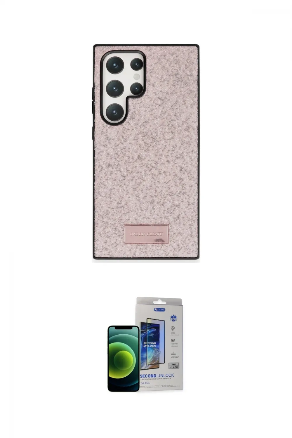 ieg™ Galaxy S23 Ultra Kılıf Vadi Klasik Serisi - Siyah Durable Full Glue Curved Cam