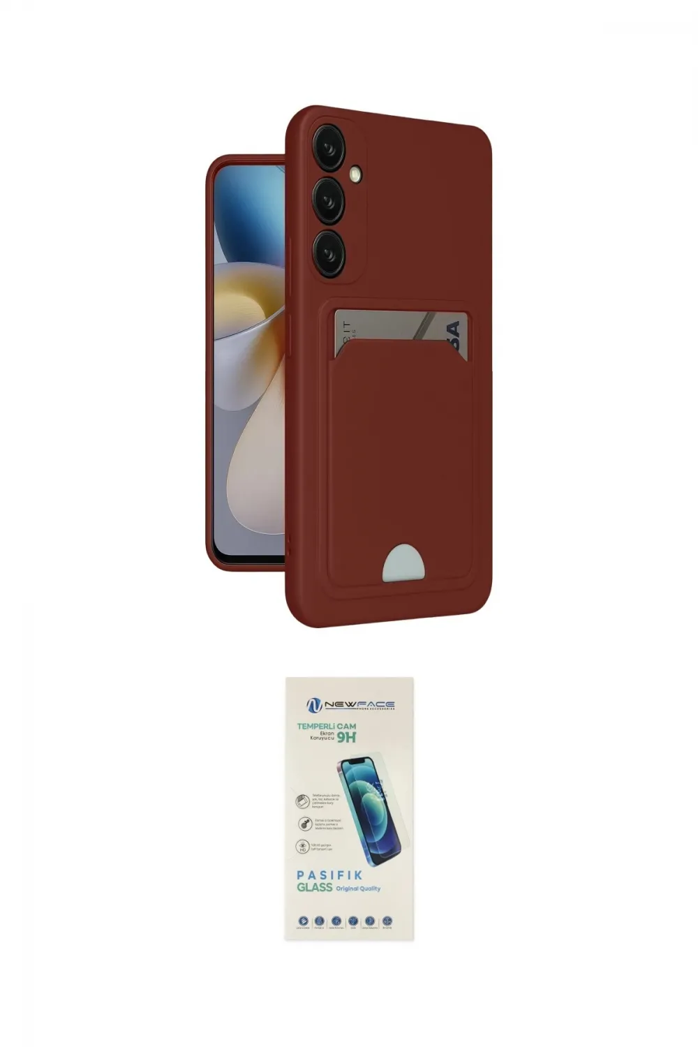 ieg™ Galaxy S24 FE Kılıf Vadi Çizgi Prime - Şeffaf Pasifik Cam Ekran Koruyucu