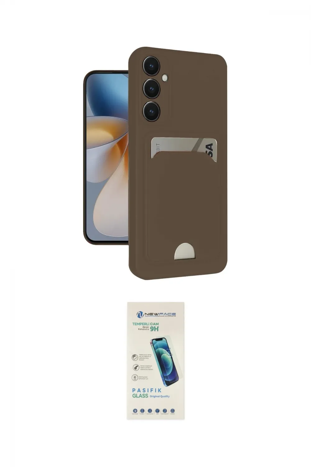 ieg™ Galaxy S24 FE Kılıf Vadi Çizgi Prime - Şeffaf Pasifik Cam Ekran Koruyucu