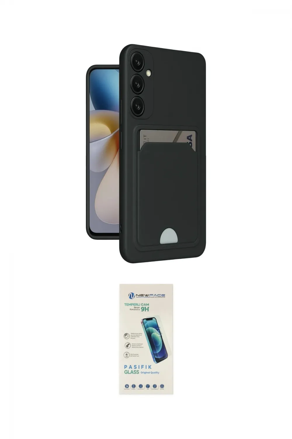 ieg™ Galaxy S24 FE Kılıf Vadi Çizgi Prime - Şeffaf Pasifik Cam Ekran Koruyucu