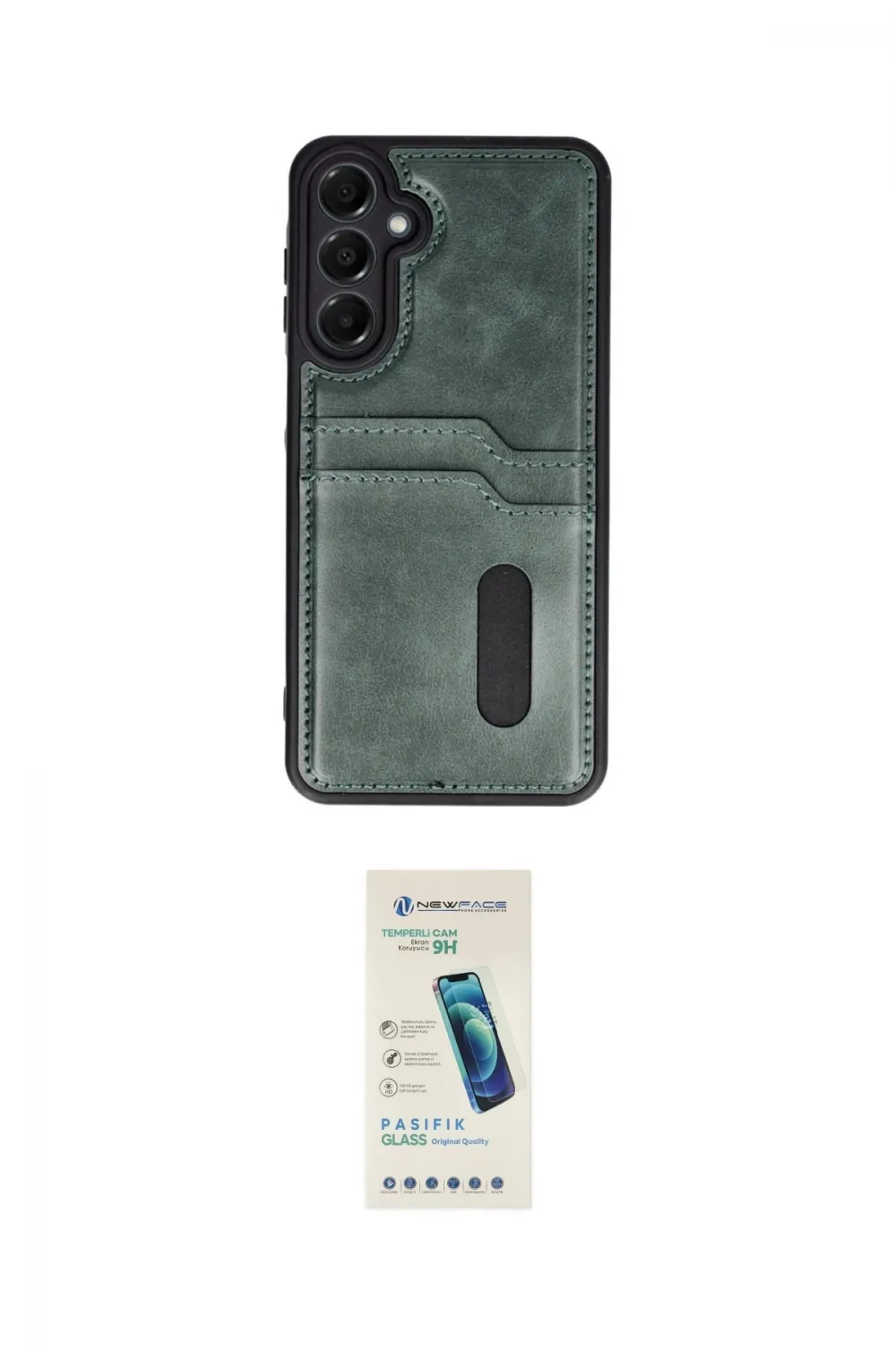 ieg™ Galaxy S24 FE Kılıf Yörünge Işık Serisi - Şeffaf Pasifik Cam Ekran Koruyucu