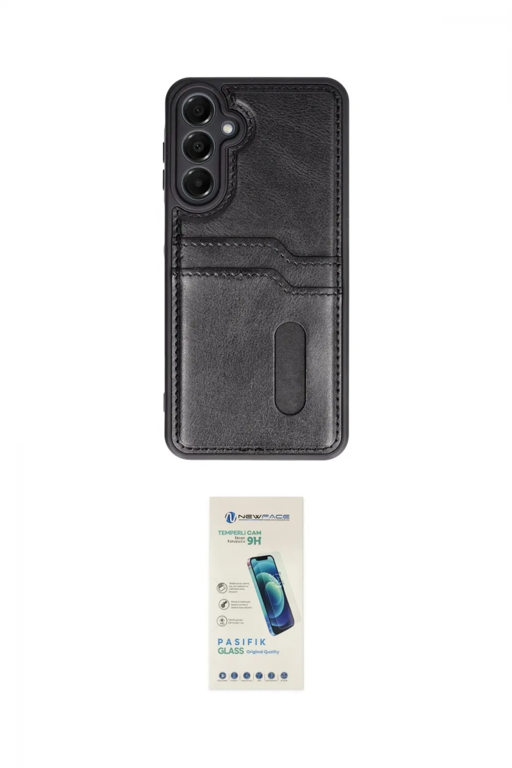 ieg™ Galaxy S24 FE Kılıf Yörünge Işık Serisi - Şeffaf Pasifik Cam Ekran Koruyucu