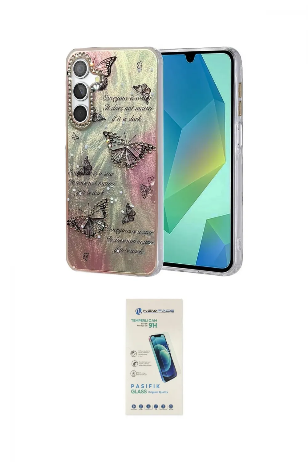 ieg™ Galaxy S24 FE Kılıf Zirve Modern Prime - Şeffaf Pasifik Cam Ekran Koruyucu