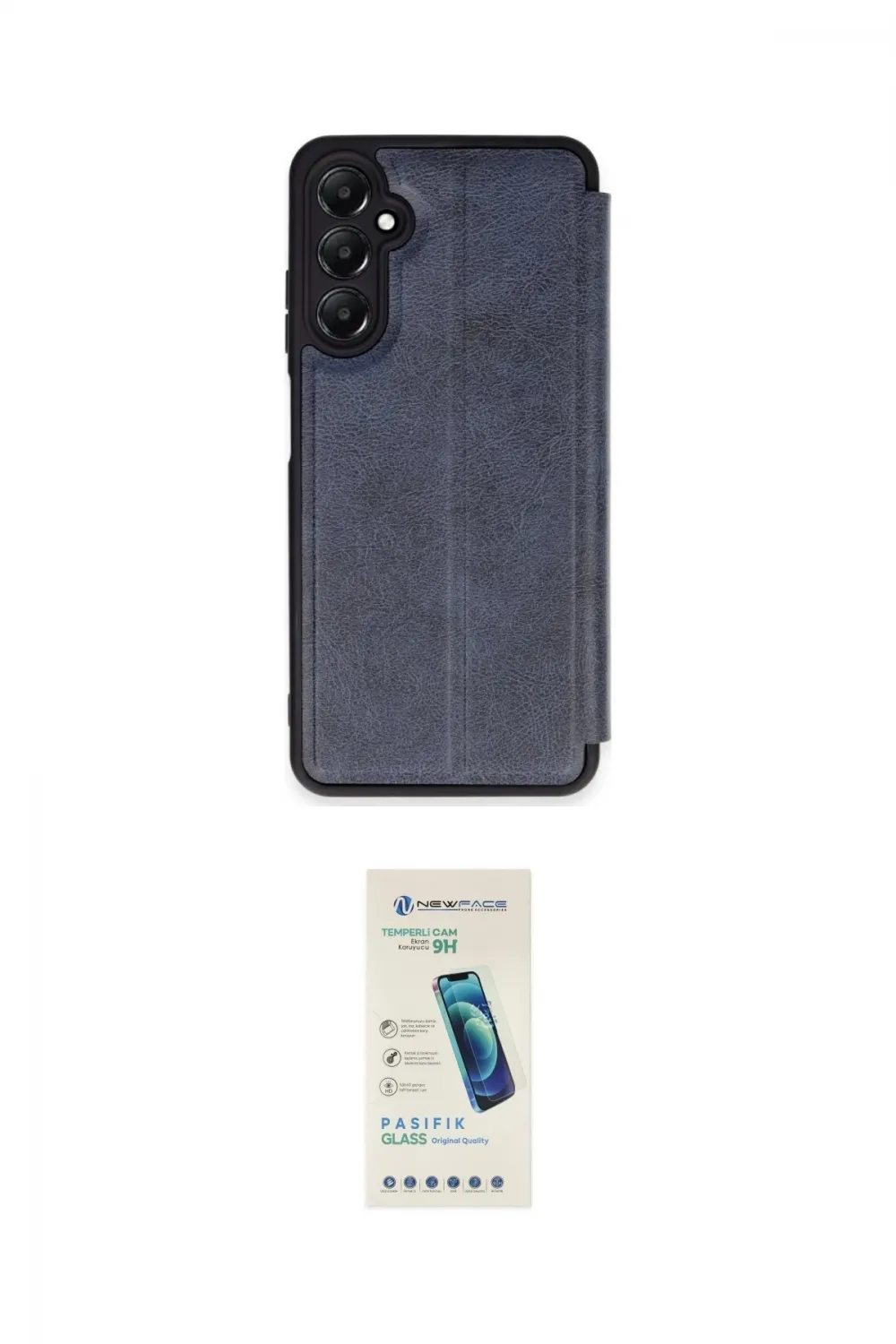 ieg™ Galaxy S24 FE Kılıf Zirve Yansıma Serisi - Şeffaf Pasifik Cam Ekran Koruyucu