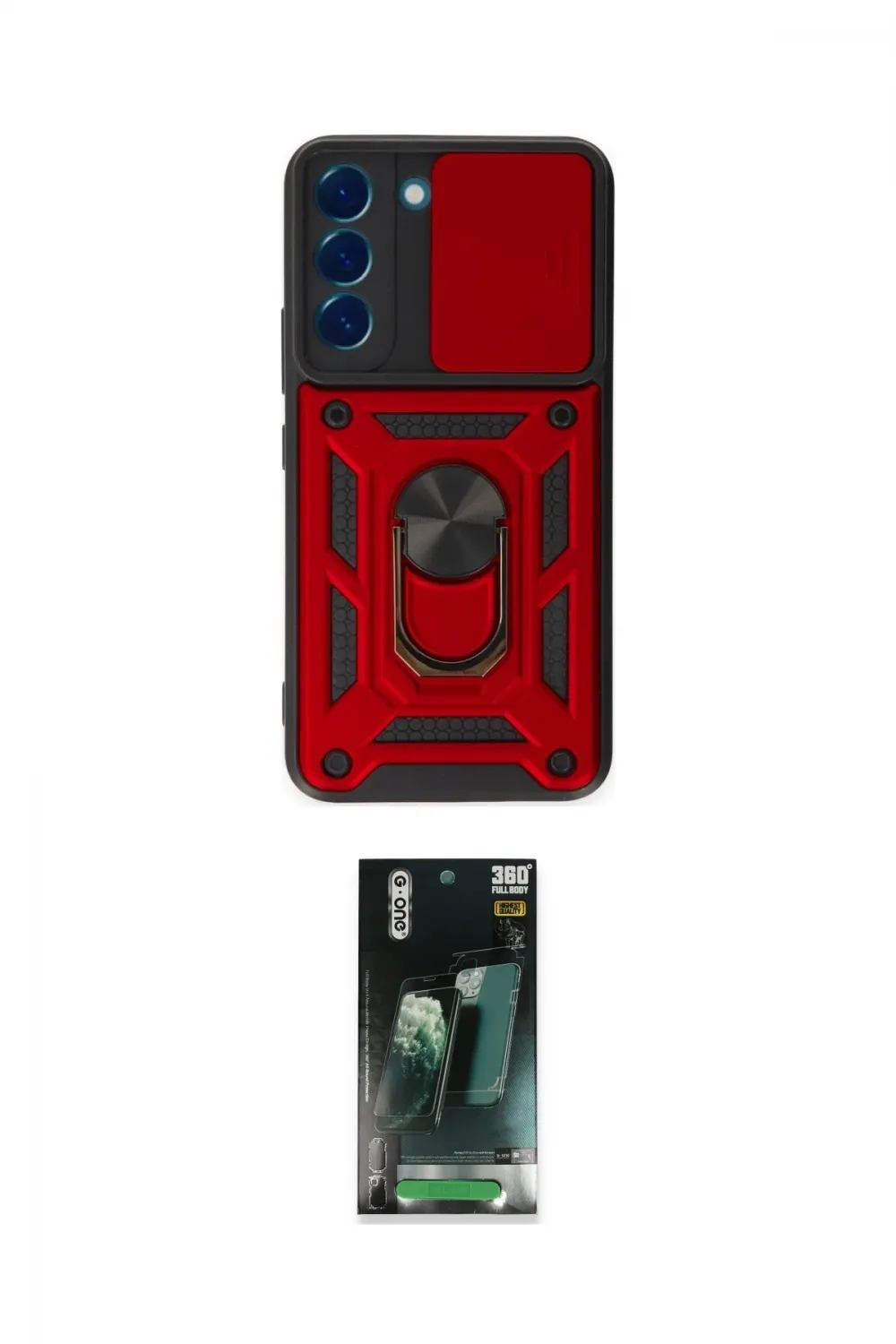 ieg™ Galaxy S24 Kılıf Ahenk Klasik - Şeffaf 360 Full Body Arka Koruyucu