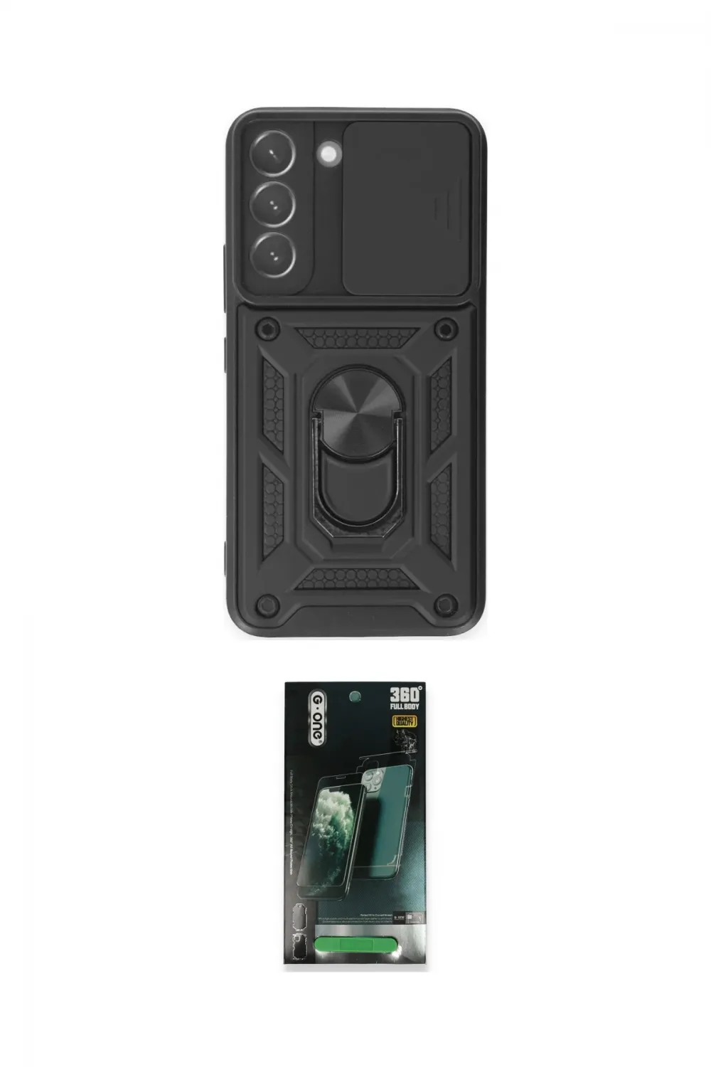 ieg™ Galaxy S24 Kılıf Ahenk Klasik - Şeffaf 360 Full Body Arka Koruyucu