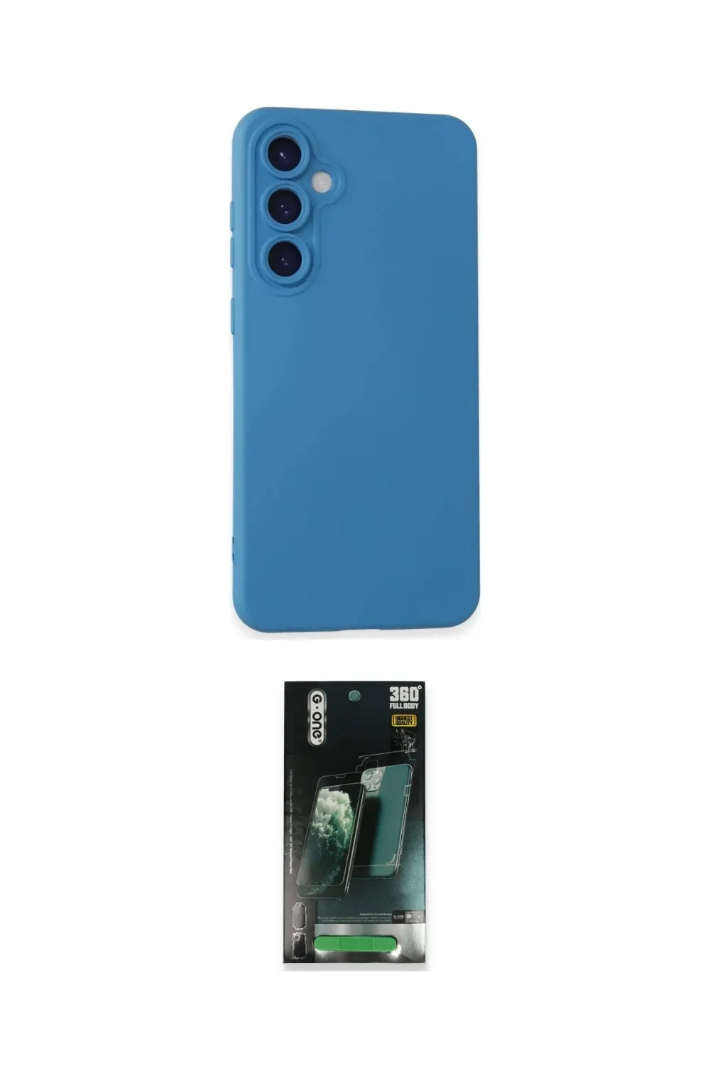ieg™ Galaxy S24 Kılıf Ahenk Serisi - Şeffaf 360 Full Body Arka Koruyucu