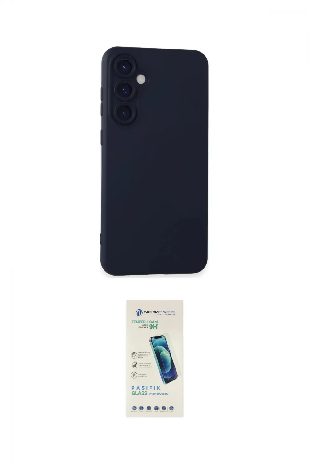 ieg™ Galaxy S24 Kılıf Ahenk Serisi - Şeffaf Pasifik Cam Ekran Koruyucu