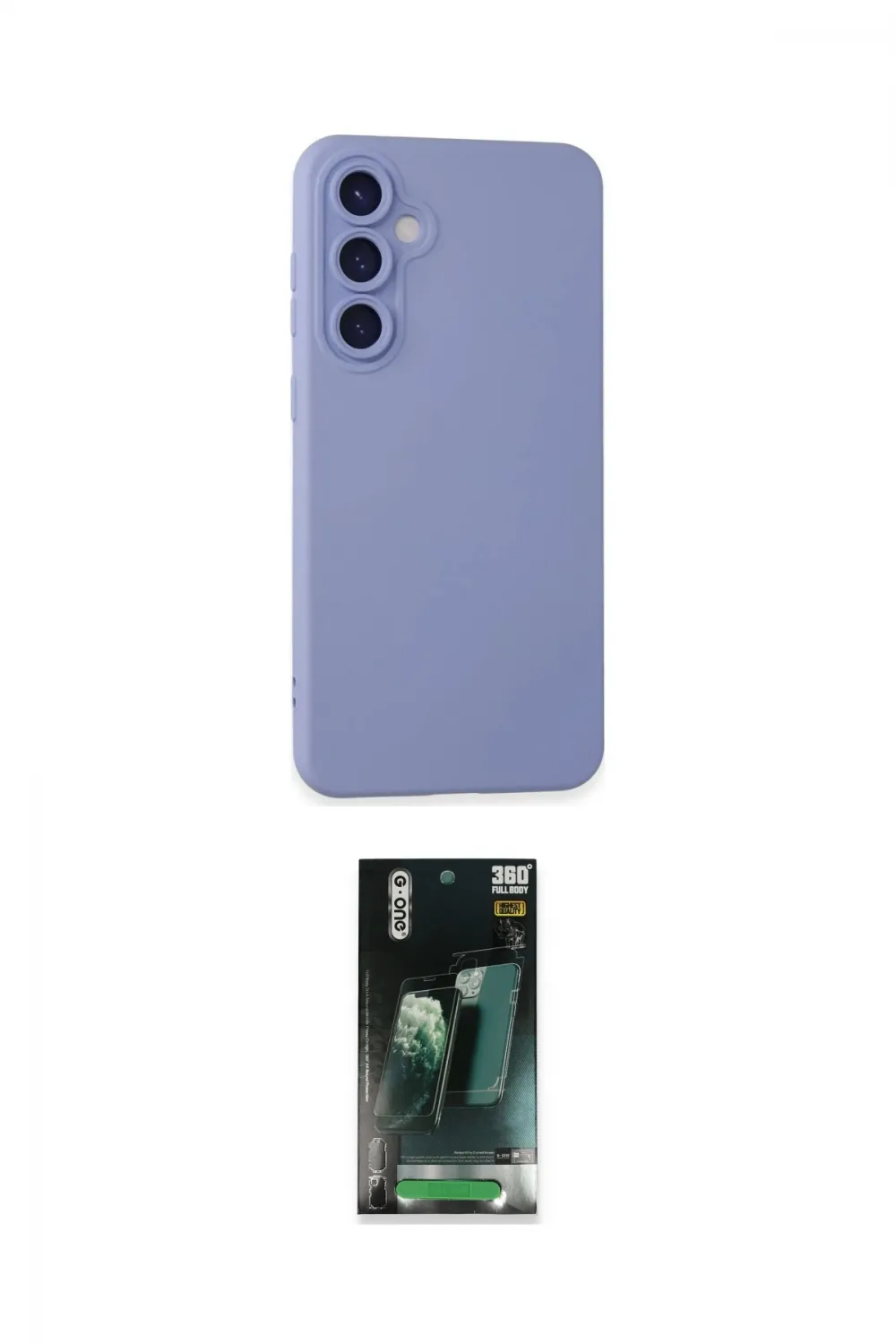 ieg™ Galaxy S24 Kılıf Ahenk Serisi - Siyah 360 Mat Full Body Arka Koruyucu
