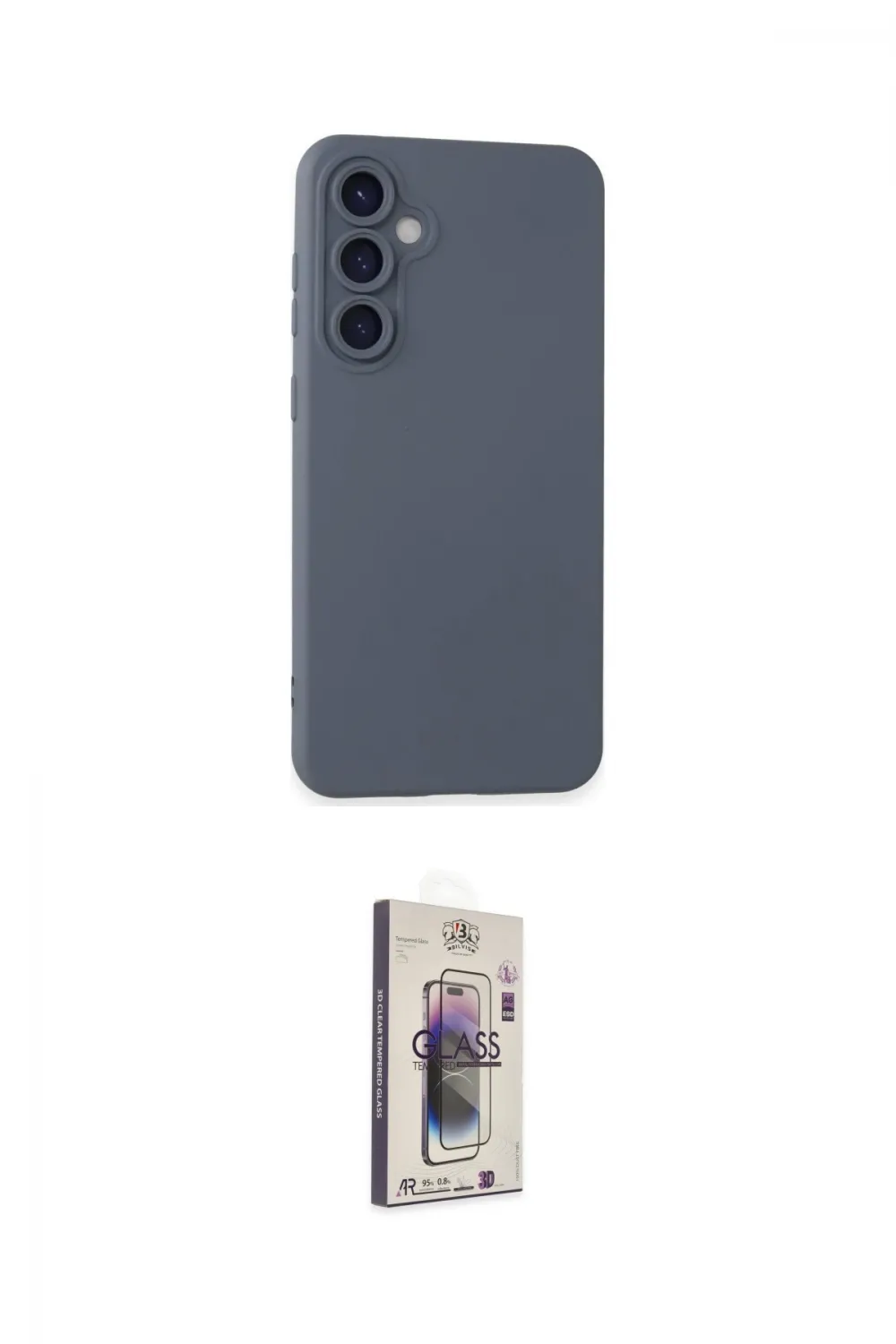 ieg™ Galaxy S24 Kılıf Ahenk Serisi - Siyah Bilvis 3D Cam Ekran Koruyucu