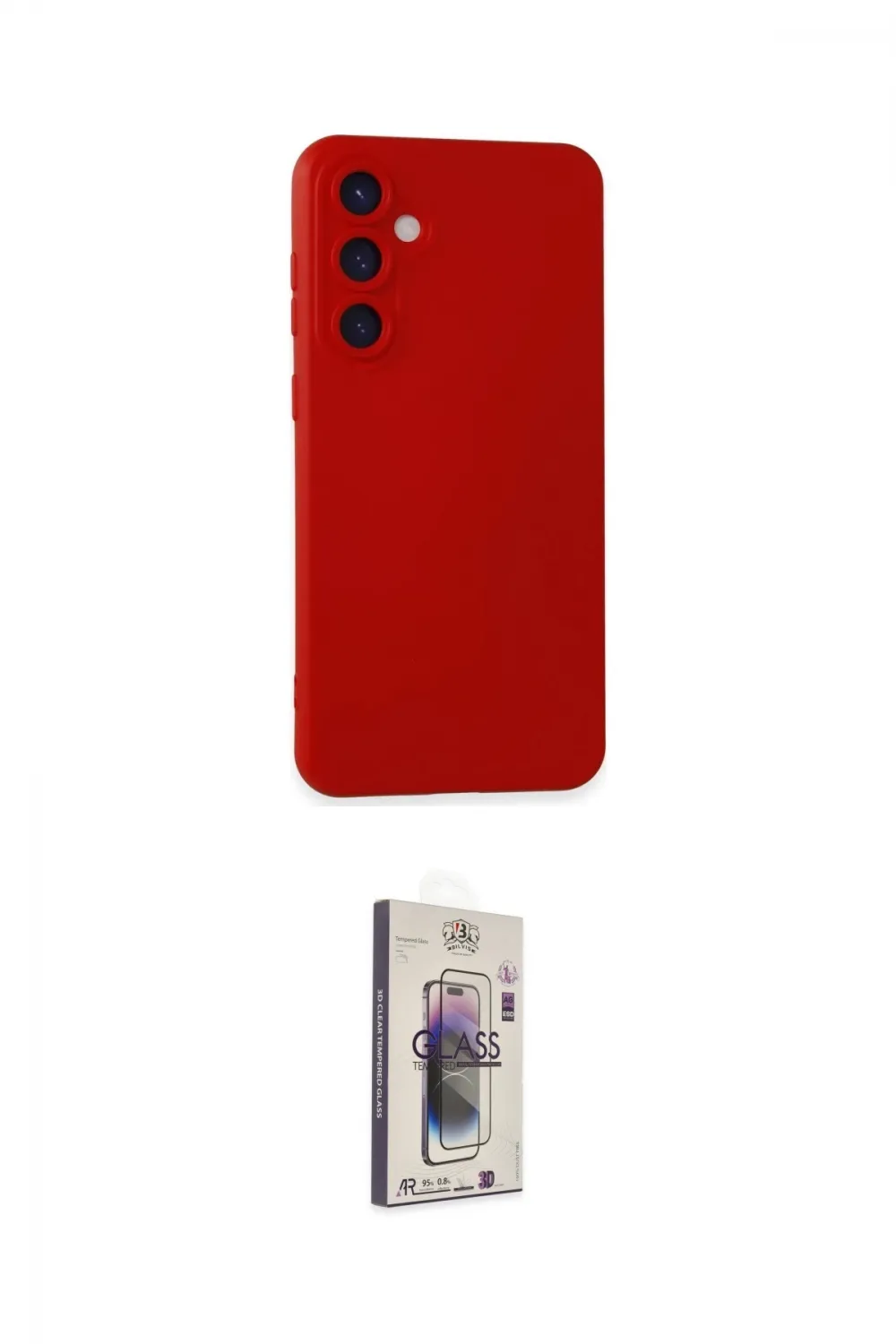 ieg™ Galaxy S24 Kılıf Ahenk Serisi - Siyah Bilvis 3D Cam Ekran Koruyucu