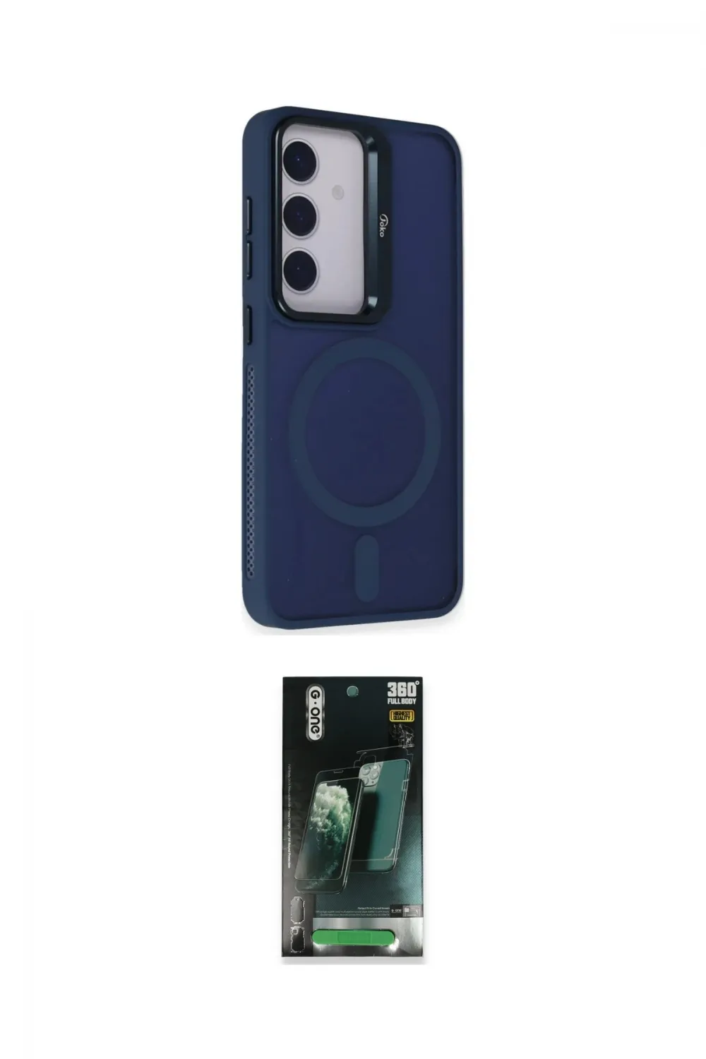 ieg™ Galaxy S24 Kılıf Akış Form - Şeffaf 360 Full Body Arka Koruyucu