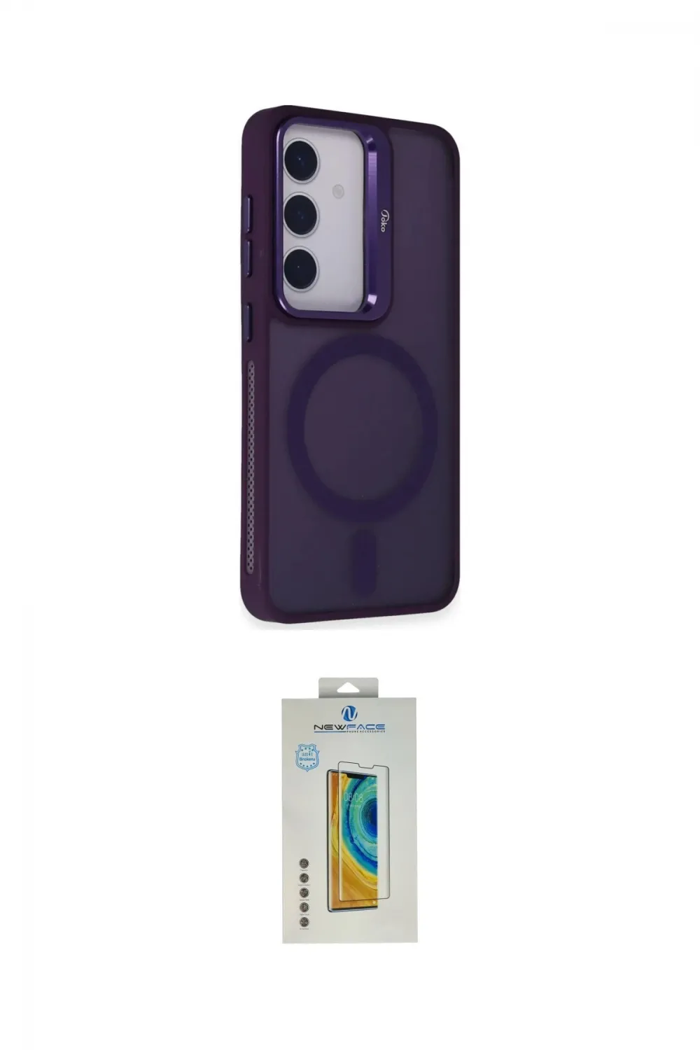 ieg™ Galaxy S24 Kılıf Akış Form - Siyah Polymer Nano Ekran Koruyucu