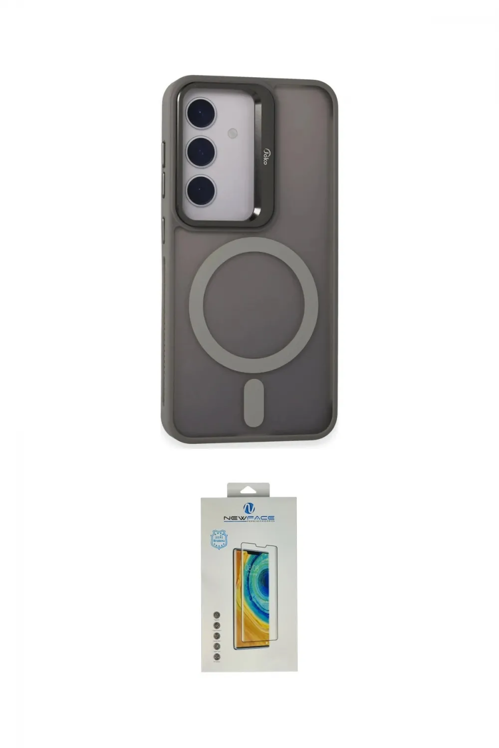 ieg™ Galaxy S24 Kılıf Akış Form - Siyah Polymer Nano Ekran Koruyucu