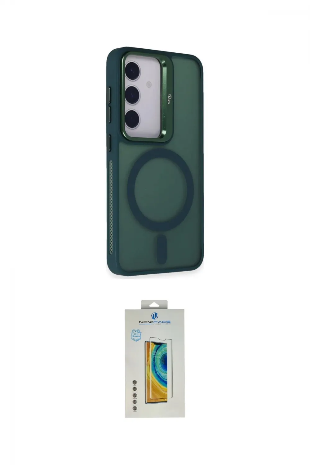 ieg™ Galaxy S24 Kılıf Akış Form - Siyah Polymer Nano Ekran Koruyucu