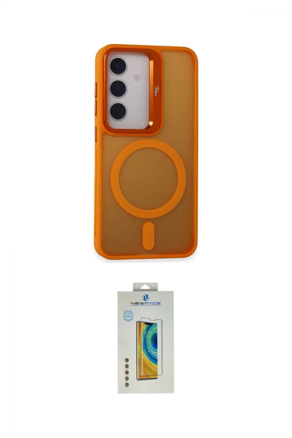 ieg™ Galaxy S24 Kılıf Akış Form - Siyah Polymer Nano Ekran Koruyucu