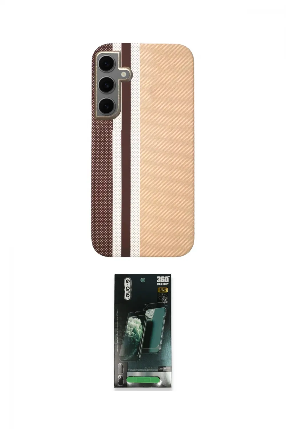 ieg™ Galaxy S24 Kılıf Eksen Prime - Şeffaf 360 Full Body Arka Koruyucu
