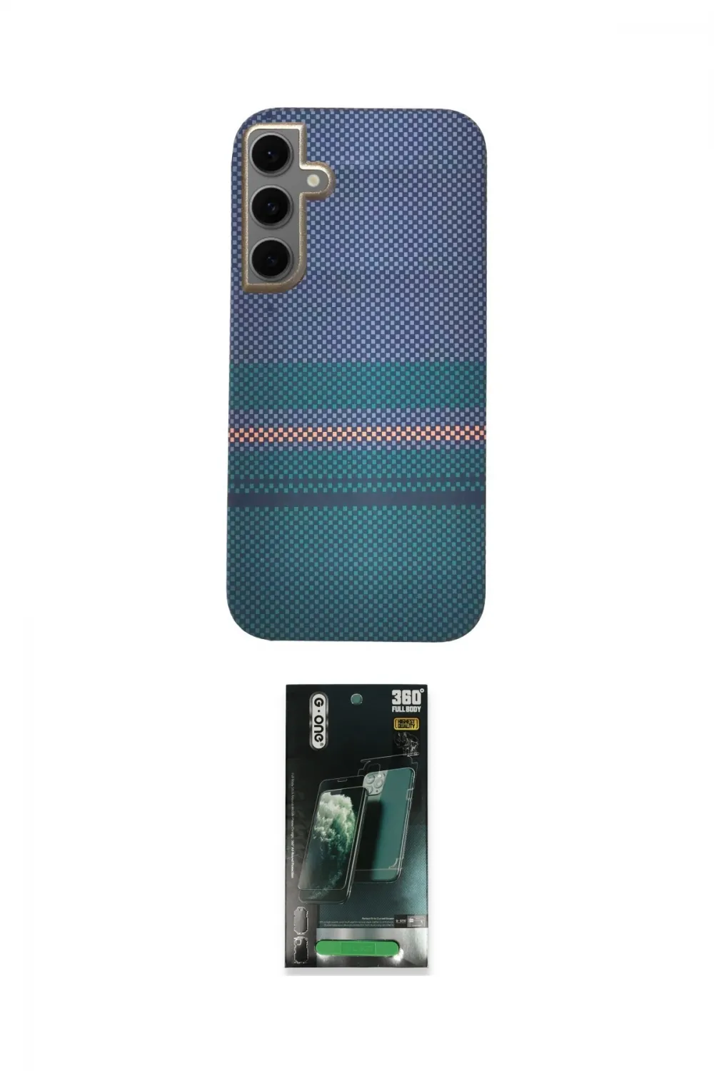 ieg™ Galaxy S24 Kılıf Eksen Prime - Şeffaf 360 Full Body Arka Koruyucu