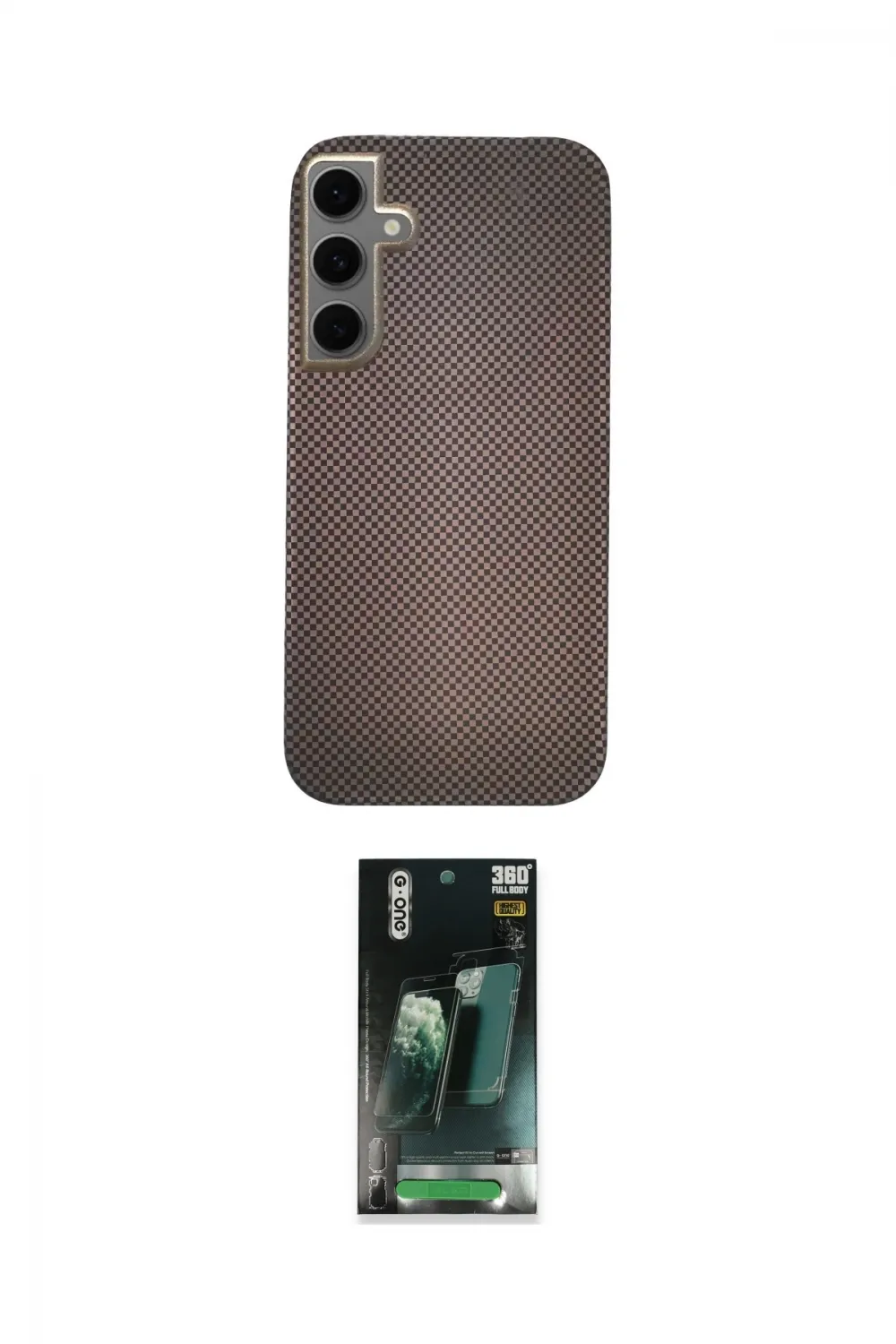 ieg™ Galaxy S24 Kılıf Eksen Prime - Şeffaf 360 Full Body Arka Koruyucu