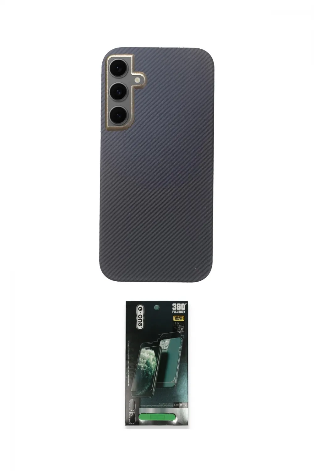 ieg™ Galaxy S24 Kılıf Eksen Prime - Şeffaf 360 Full Body Arka Koruyucu