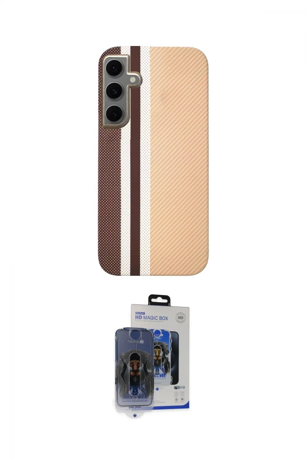 ieg™ Galaxy S24 Kılıf Eksen Prime - Siyah Vanessa Magic Cam