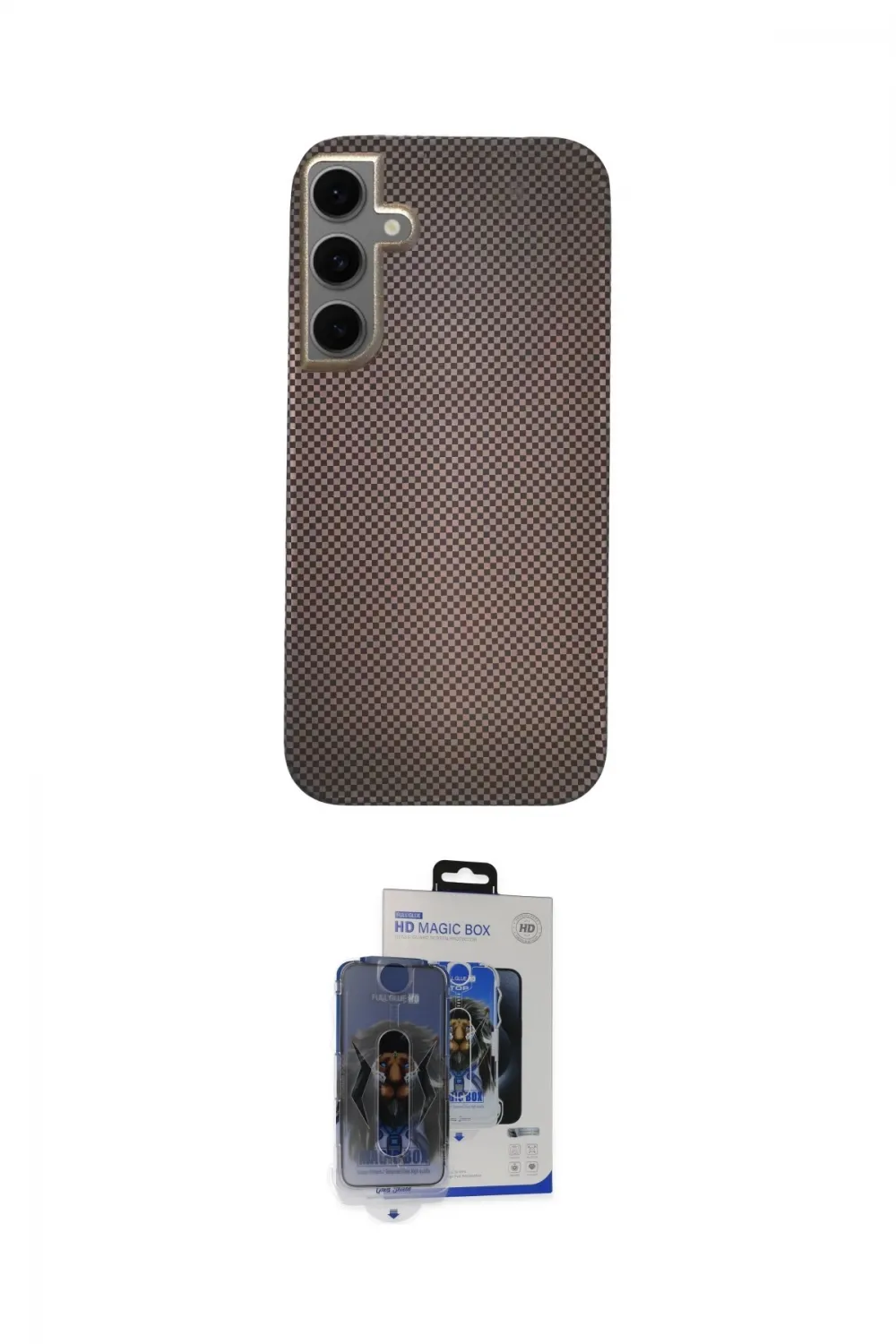 ieg™ Galaxy S24 Kılıf Eksen Prime - Siyah Vanessa Magic Cam