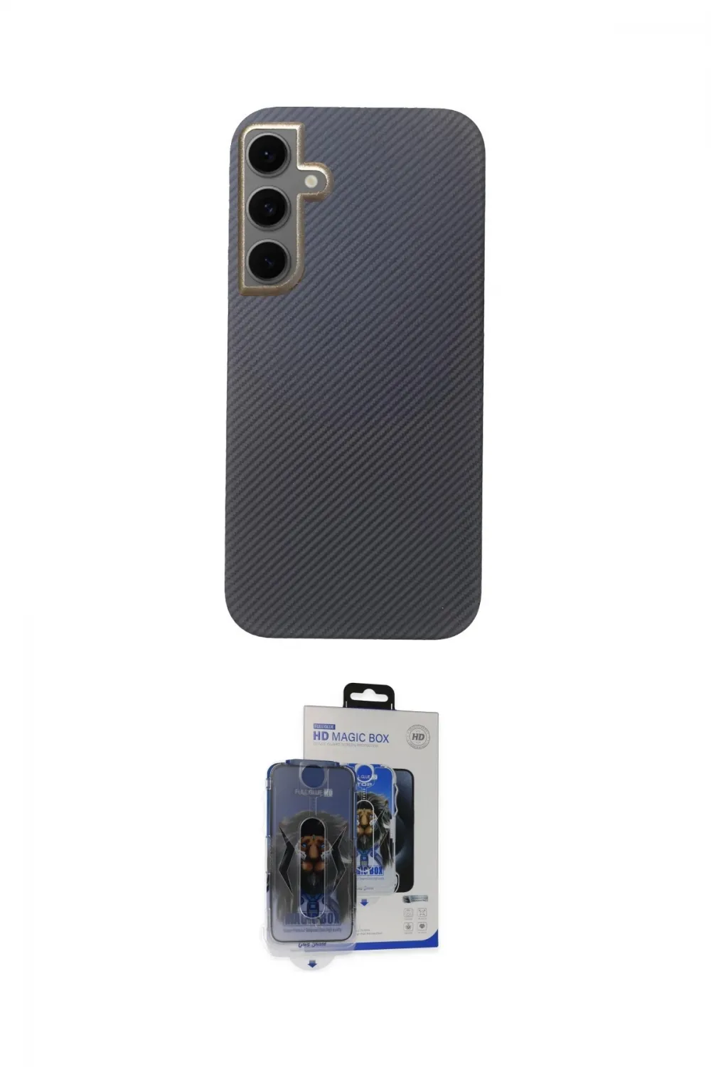 ieg™ Galaxy S24 Kılıf Eksen Prime - Siyah Vanessa Magic Cam
