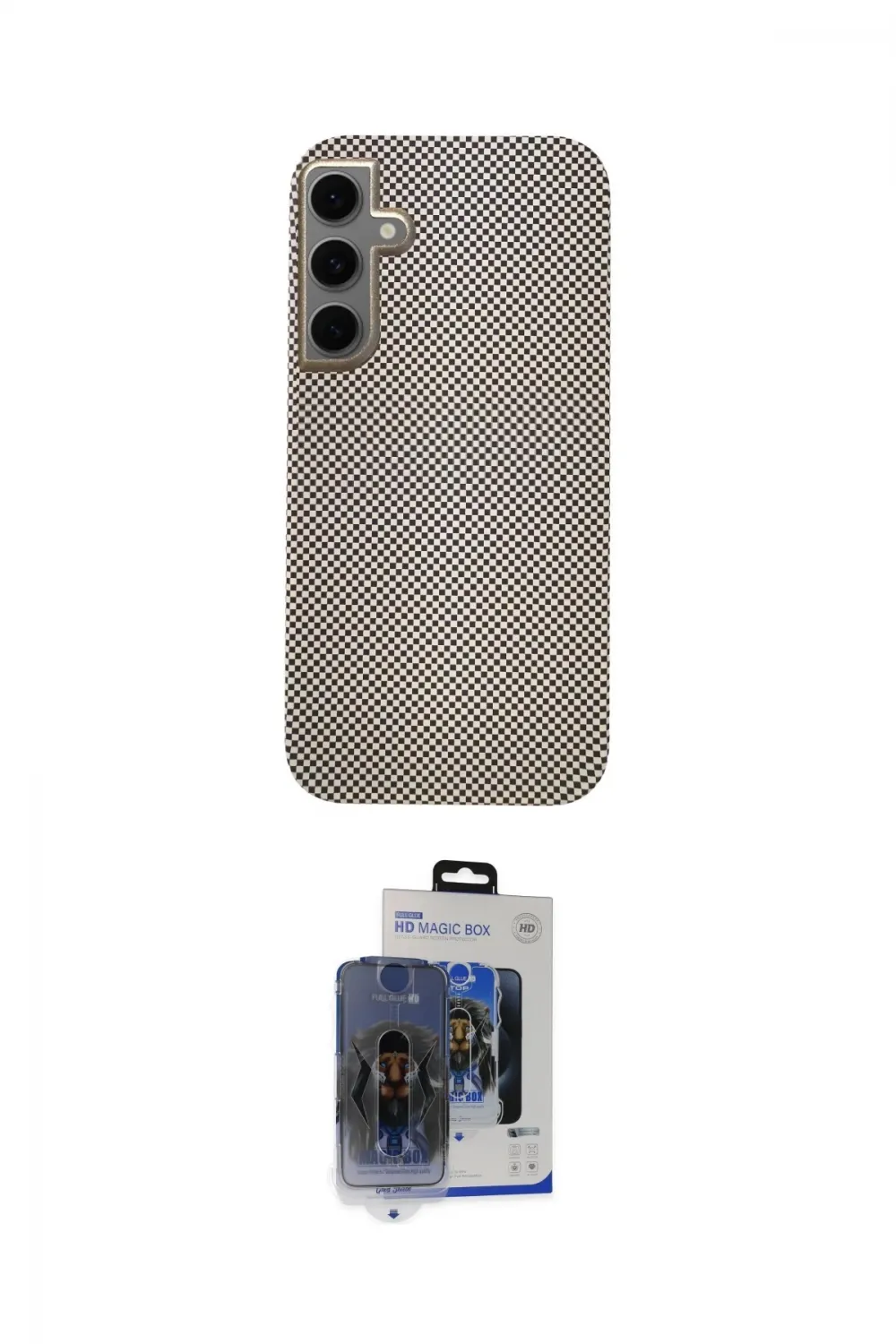 ieg™ Galaxy S24 Kılıf Eksen Prime - Siyah Vanessa Magic Cam
