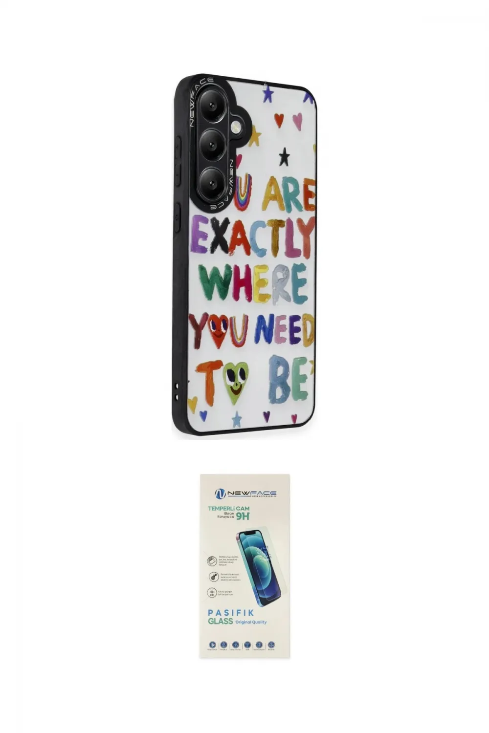 ieg™ Galaxy S24 Kılıf Odak Klasik Serisi - Şeffaf Pasifik Cam Ekran Koruyucu