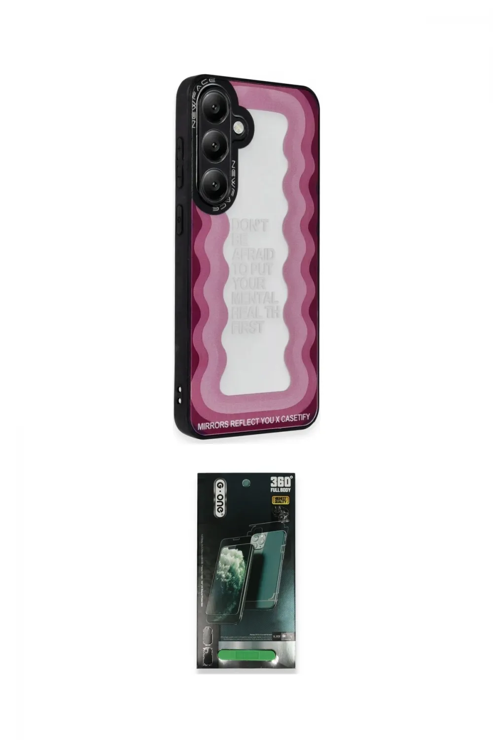 ieg™ Galaxy S24 Kılıf Odak Klasik Serisi - Siyah 360 Mat Full Body Arka Koruyucu