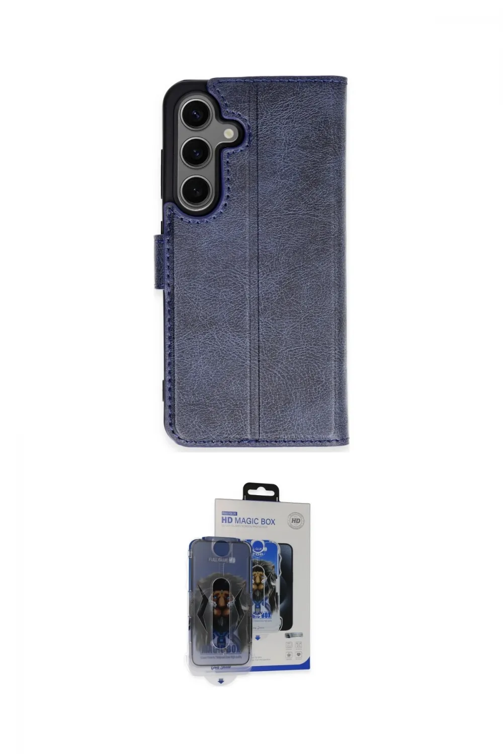 ieg™ Galaxy S24 Kılıf Siluet Işık Serisi - Siyah Vanessa Magic Cam