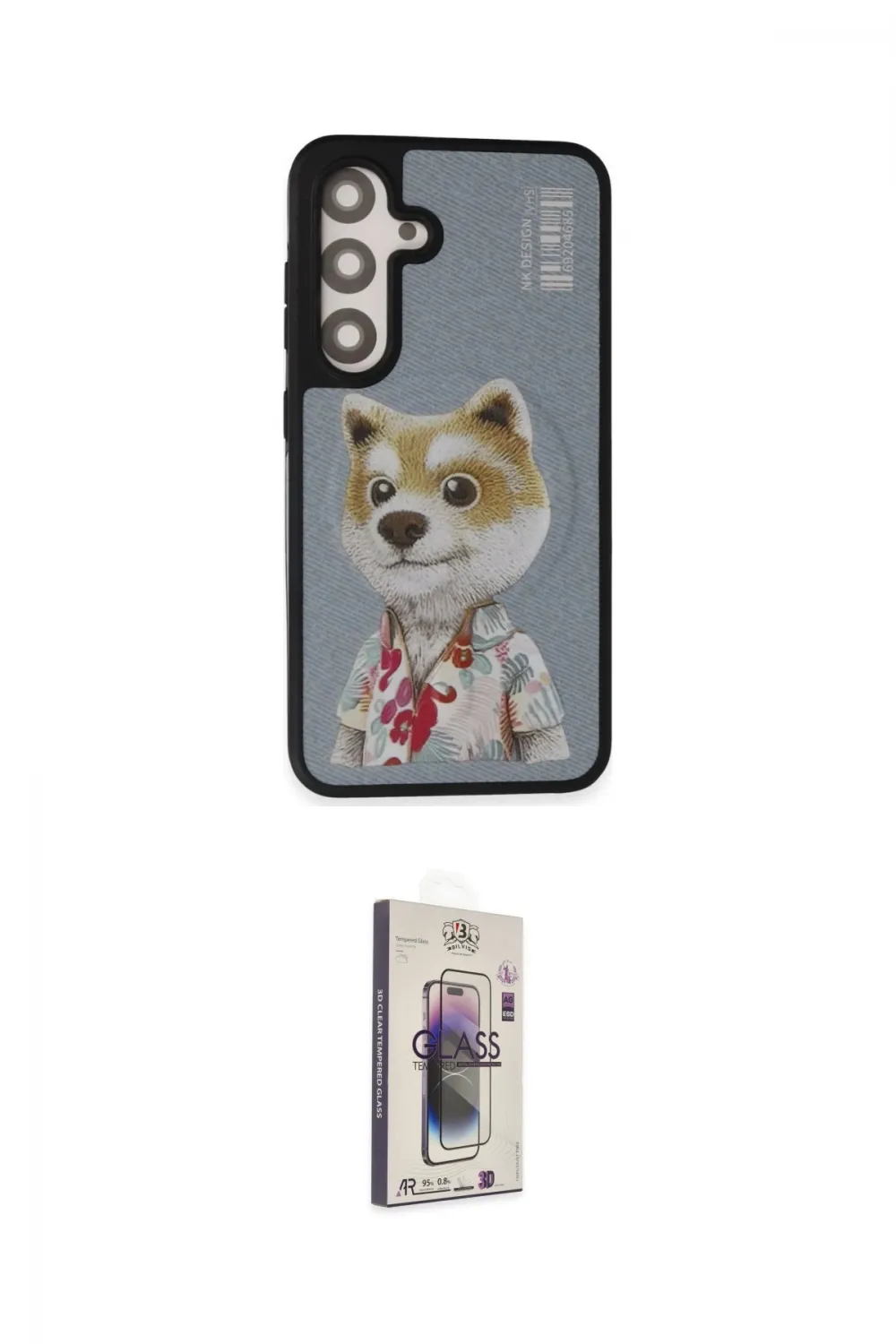 ieg™ Galaxy S24 Kılıf Siluet Modern Özel Seri - Siyah Bilvis 3D Cam Ekran Koruyucu