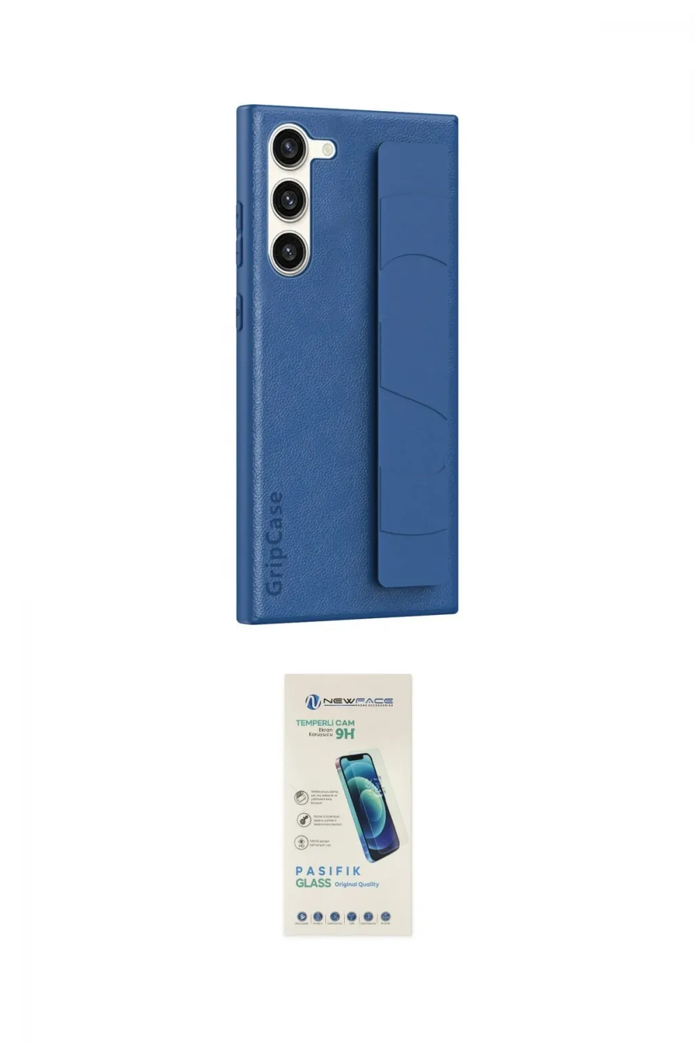 ieg™ Galaxy S24 Kılıf Vadi Asil Serisi - Şeffaf Pasifik Cam Ekran Koruyucu